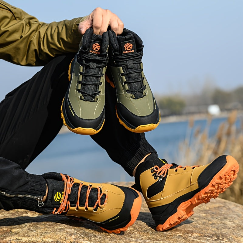 Men's Work Safety Boots - High Top Design, Steel Toe Protection - Anti Smash, Anti Puncture, Anti Slip and Wear-resistant Rubber Sole - Suitable for - product image 11