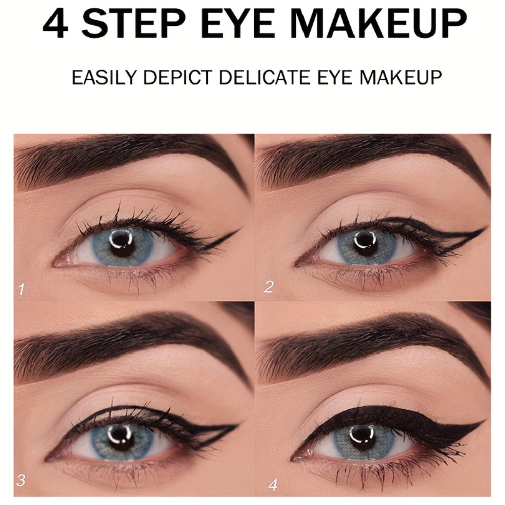 Waterproof Gel Eyeliner Stick 2 or 4PCS 24-Hour Long-Lasting Matte Fast-Drying Non-Smudge Eye and Lip Liner with Brush - Black Brown Everyday Party Makeup Women - product image 10