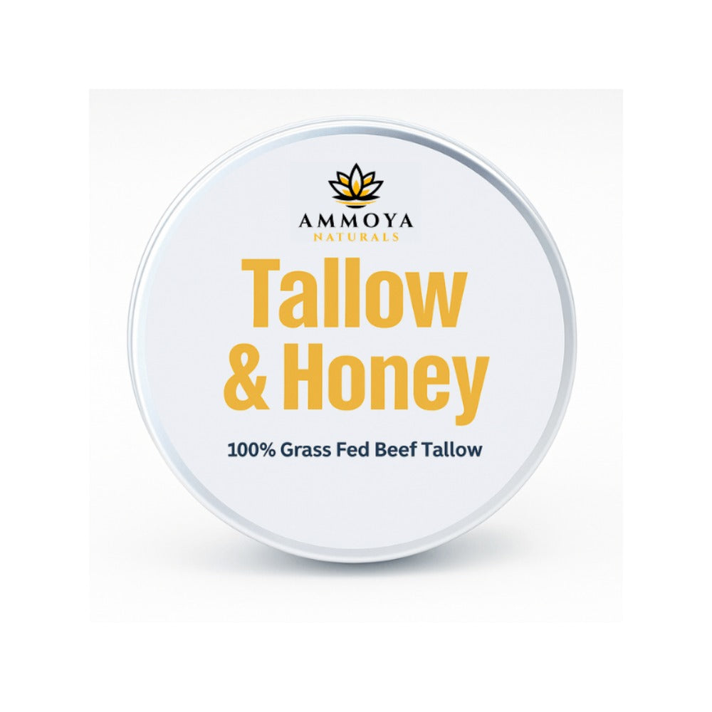 Tallow Balm Grass-Fed Natural Moisturizer for Dry Skin — Deep Hydrating Handcrafted Body Balm 3 Scents Chamomile Rose Honey Frankincense Myrrh, Nourishing Skin Balm for Women Men - product image 6