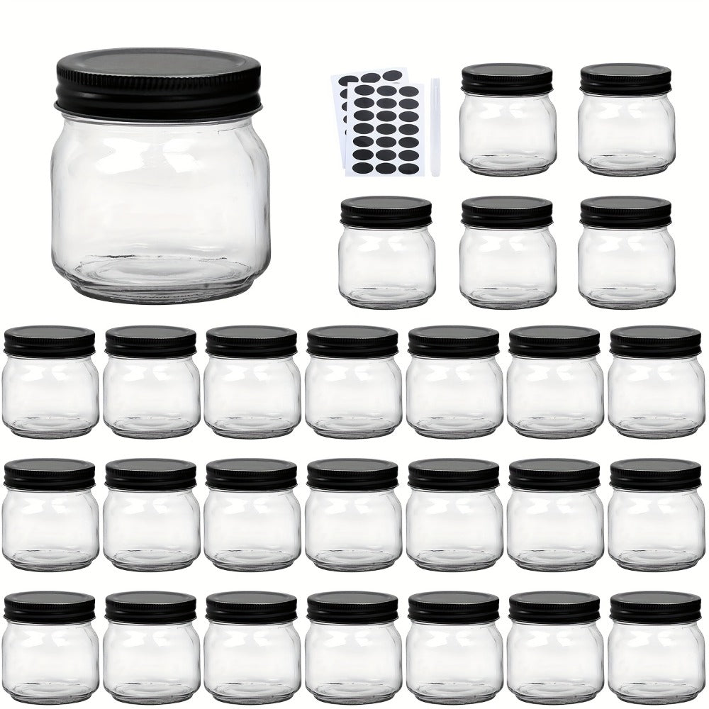 Mason Jars 8oz Glass Jars with Lids – 9/18/27/36 Pack Regular Mouth Canning Jars for Storage, Spices, Jelly, Jam, Honey & Caviar | Dishwasher Safe Spiral Lid Kitchen Storage Contai - product image 16