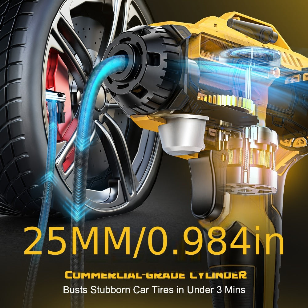 Cordless Tire Inflator 160PSI Portable Air Compressor Compatible with DeWalt 20V / 18V Battery – Digital Pressure Gauge, Fast Inflation for Cars, Motorcycles, Bicycles & Sports Bal - product image 11