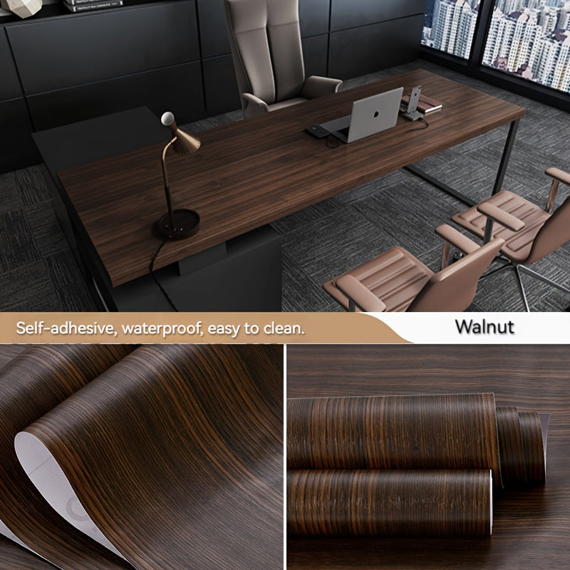 Wood Grain Floor Sticker Roll Peel & Stick Self-Adhesive Non-Slip Thickened Vinyl – Vintage DIY Flooring for Walls, Floors, Desks & Door Panels - product image 16