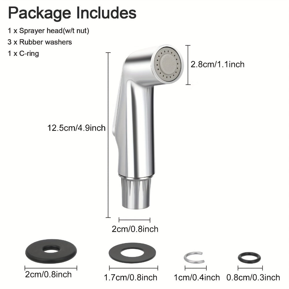 Kitchen Sink Side Sprayer Head Universal Replacement – Quick Connect Pull-Out Faucet Nozzle, Fits Kohler Delta Moen Oakbrook Glacier Bay & Most Spray Hoses, Scratch-Resistant ABS C - product image 3