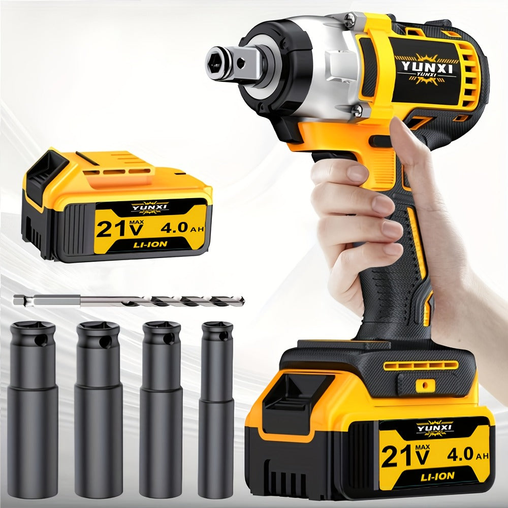 21V Cordless Drill Brushless Impact Wrench Multifunctional – Lithium Battery, Quick Charger, Variable Speed, Tighten Screws & Bolts, Compact Power Tool for Home, Car Repair & DIY – - product image 13