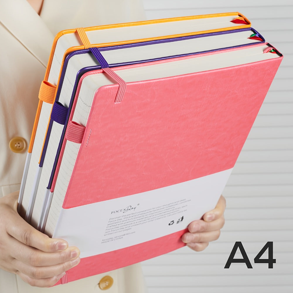 A4 Hardcover Lined Journal Notebook 320 Pages, Faux Leather College Ruled Notebook with 100GSM Thick Pages, 8.5x11 Large Writing Journal for Women Business School - product image