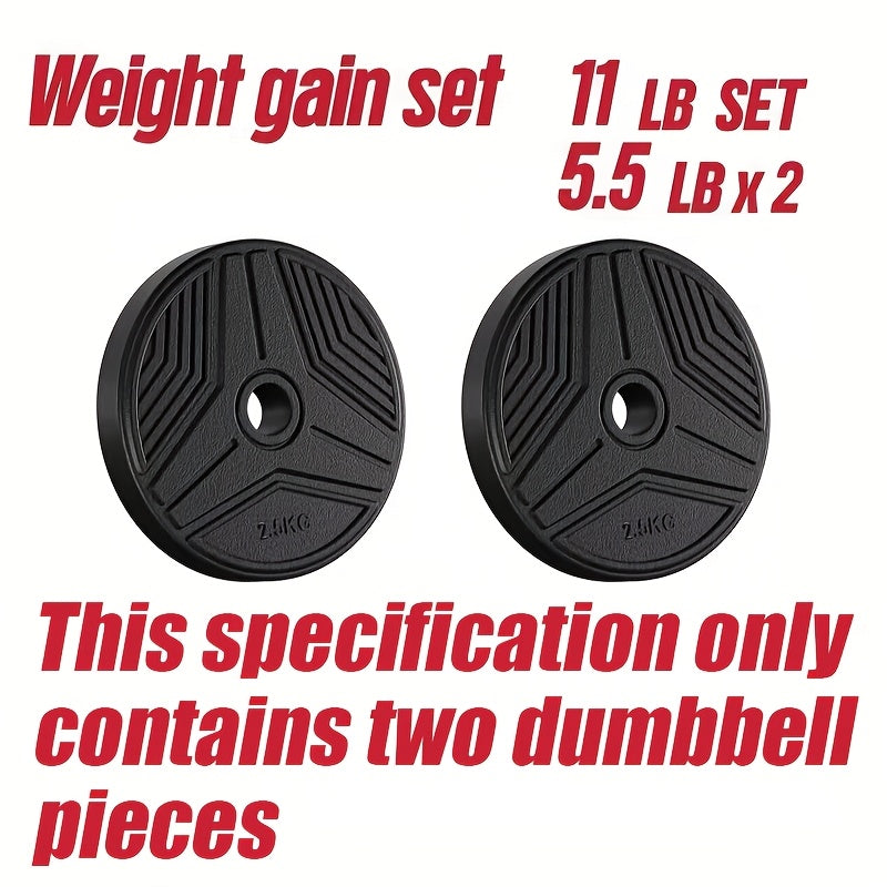 Adjustable Dumbbell Set 5-in-1 – Converts to Barbell – 20/30/40/60/110LBS Free Weights with Upgraded Lock Nut – Kettlebell – Push-Up Rack & Weight Plates - product image 4