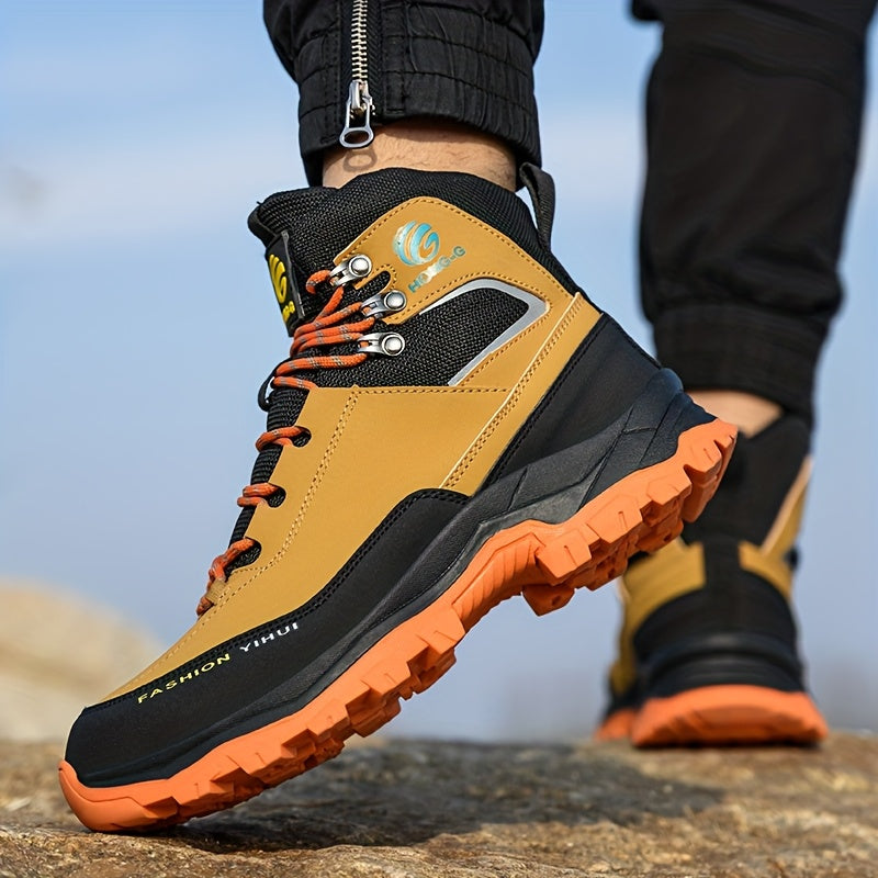 Men's Work Safety Boots - High Top Design, Steel Toe Protection - Anti Smash, Anti Puncture, Anti Slip and Wear-resistant Rubber Sole - Suitable for - product image 9
