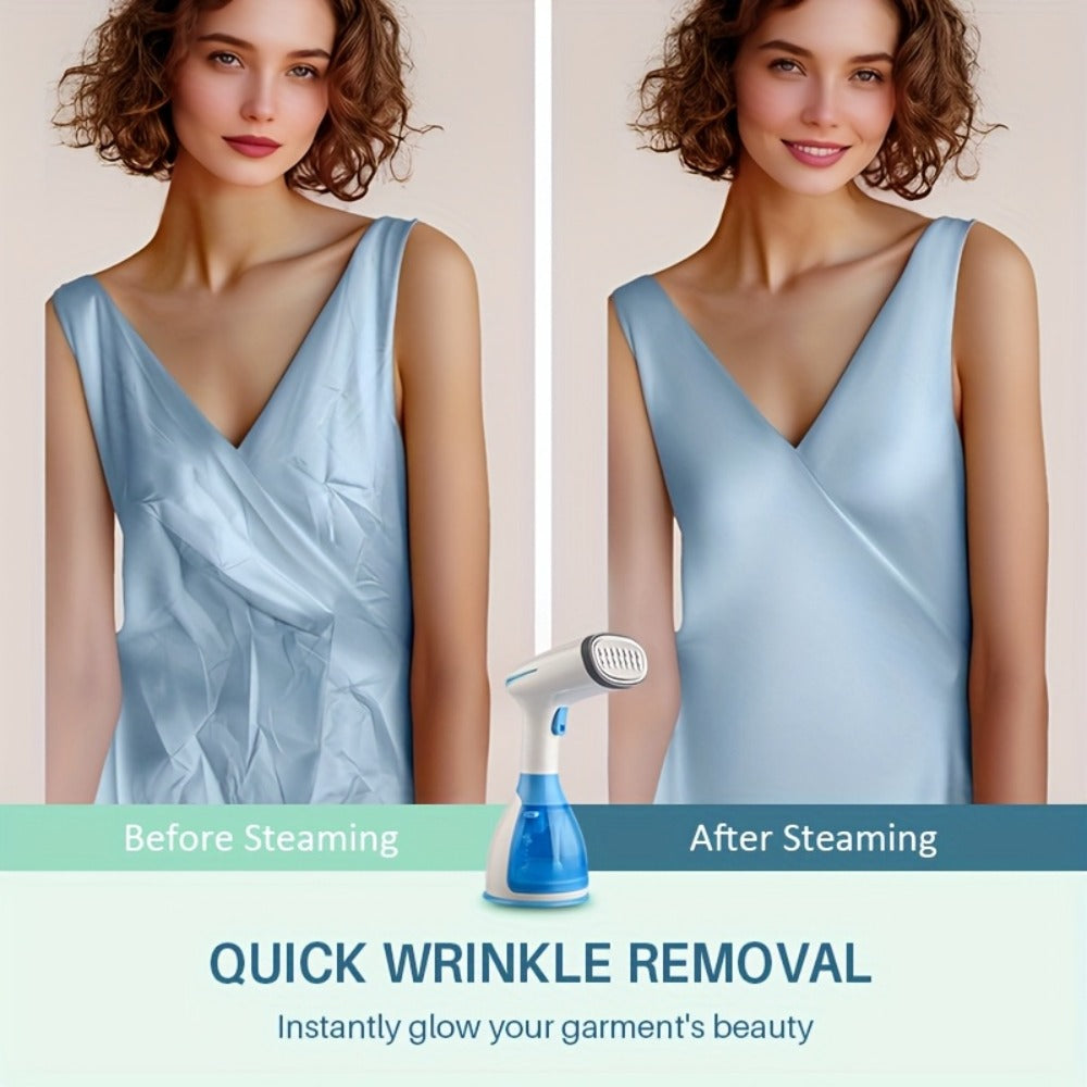 Handheld Garment Steamer 1500W with 9.47oz Removable Water Tank, Portable Fabric Steamer 30s Fast Heat-Up with Accessories Kit, Compact Mini Steam Iron for Clothes Home Travel Offi - product image 9