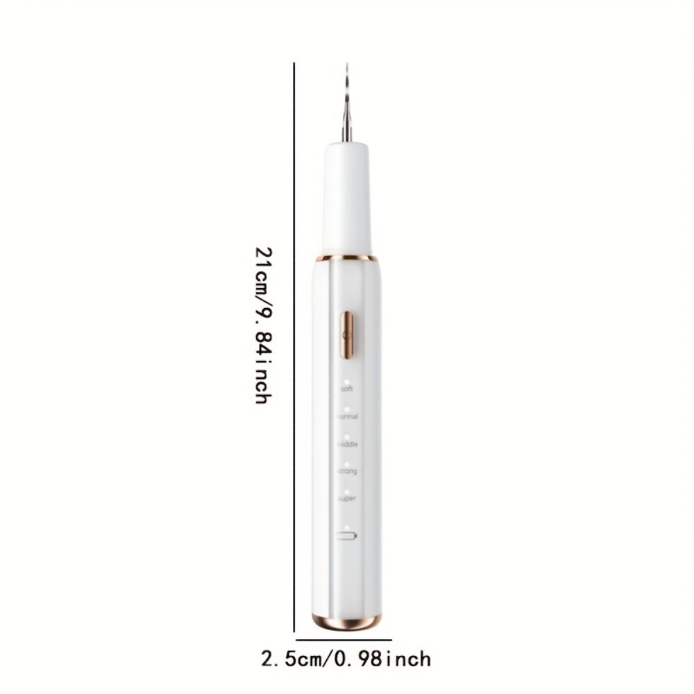 Electric Tooth Cleaner Tartar Remover Rechargeable - 5 Speed Modes, LED Light, USB Charging, 2 Replaceable Brush Heads, Dental Plaque Scraper for Teeth Whitening, Stain & Tartar Re - product image 2