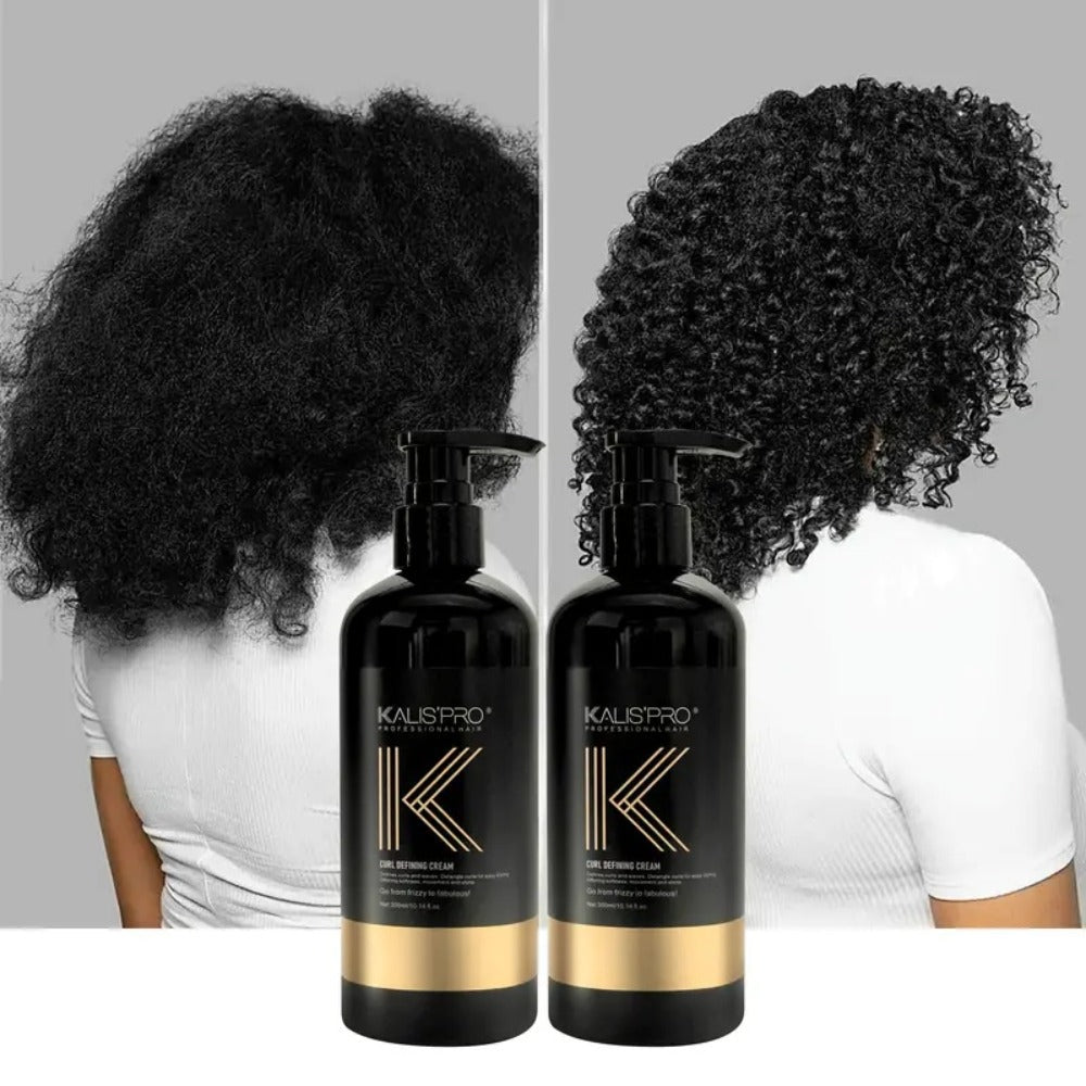 Curl Defining Cream 300ml for Curly Wavy Coily Hair – Frizz Control, Moisturizing, Long-Lasting Hold, Antistatic Scalp-Safe Hair Styling Cream for Women and Men - product image 4
