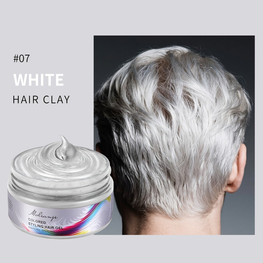 Hair Color Wax Temporary Hair Dye 3.53oz — 9 Vivid Shades, Easy Wash, Non-Damaging, Mixable Colors for Halloween Carnival Festival Cosplay Party - product image 15