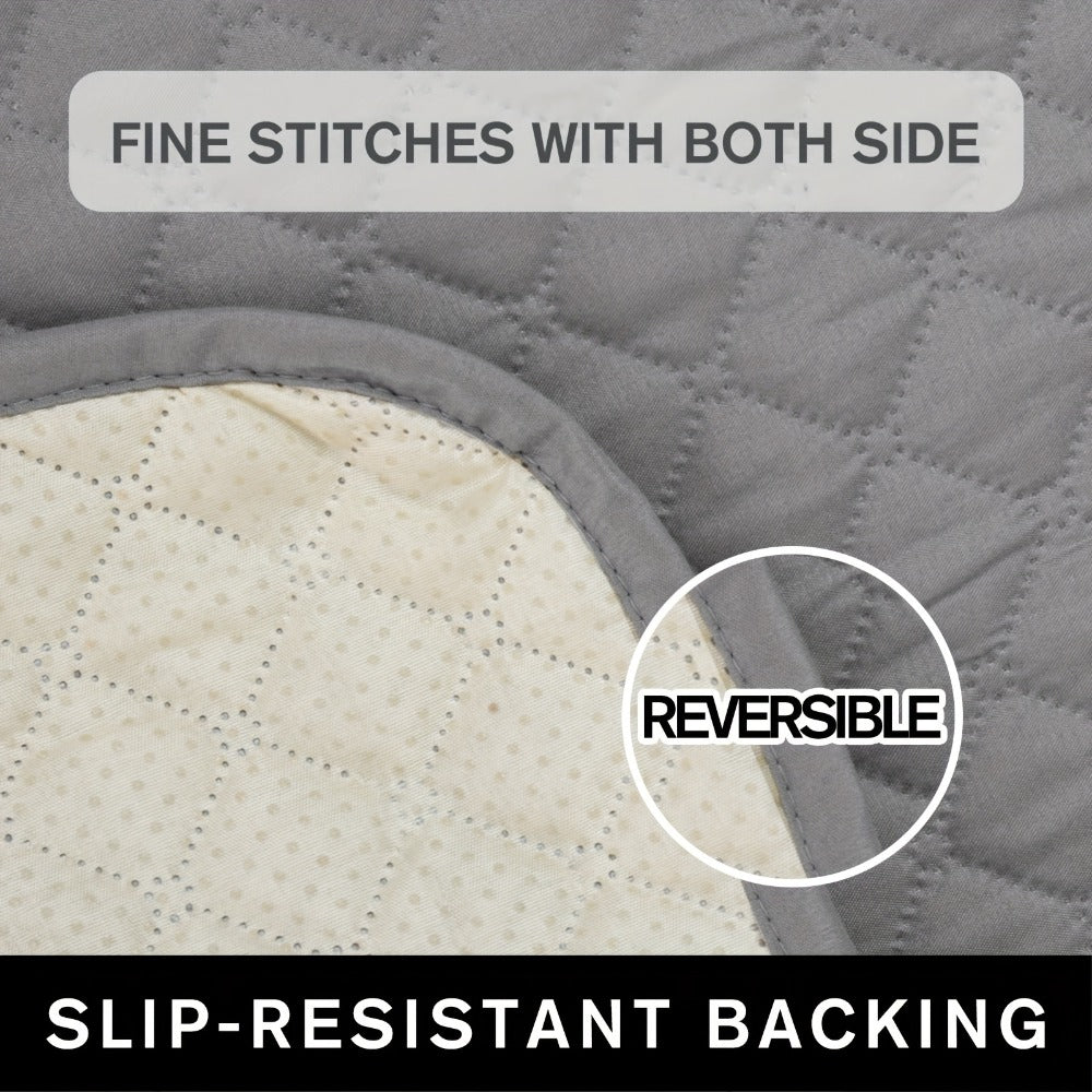 Sofa Slipcover 5-Layer Quilted Thick Sofa Cover Protector Elastic Strap Non-Slip Washable Pet Friendly Universal Fit 3 4 Seater Couch Cover for Living Room - 10 Colors - product image 10