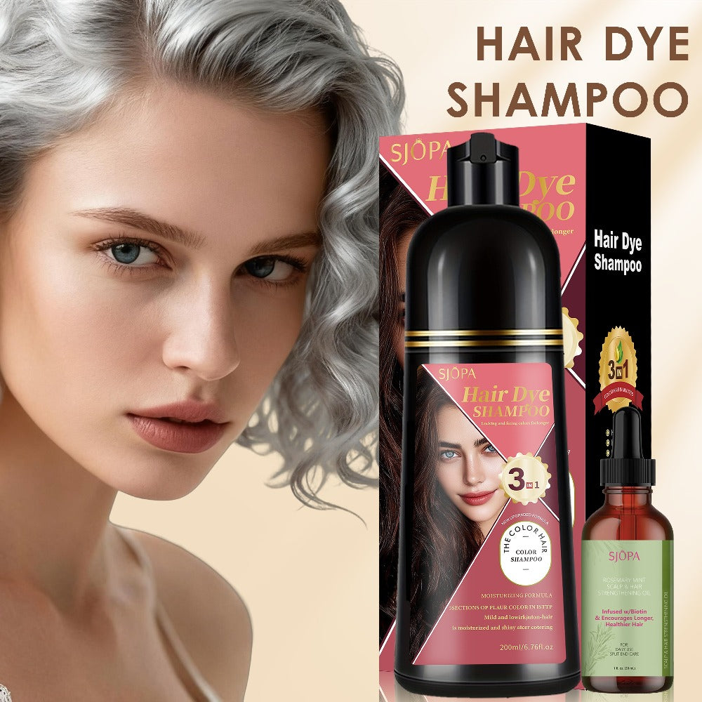 Hair Color Dyeing Shampoo 3-in-1 with Plant Squalane & Glycerin — Colors, Conditions & Cleanses in One Wash | No Developer Needed | 10 Shades | Easy At-Home Hair Coloring for Women - product image 8