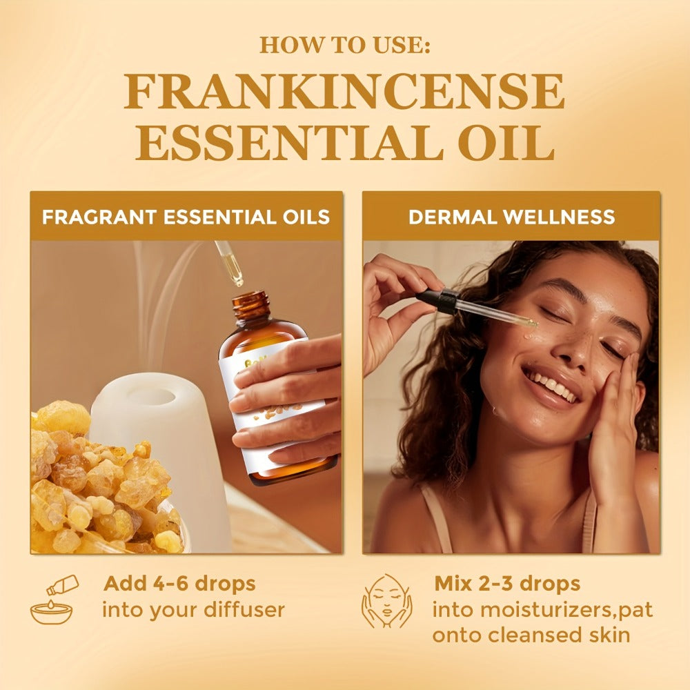 Pure Essential Oil Set 4.06 oz — Frankincense, Lemon, Lemongrass & Rosemary Oils for Massage, Bath, Hair, Skin & Nail Care, Aromatherapy Gift for Women, Mother's Day & Birthday Gif - product image 10