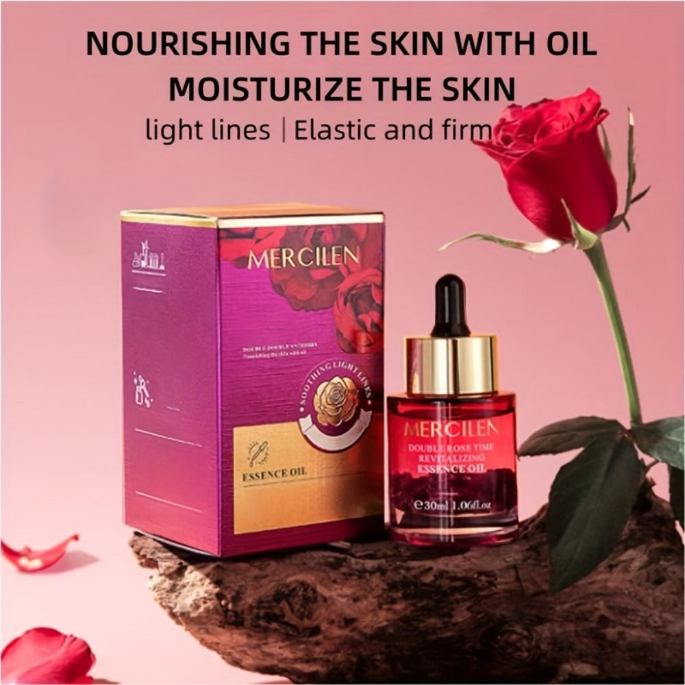 Rose Essential Oil Face & Body Moisturizer — Plant-Based Squalane, Avocado Oil & Hypoallergenic Formula for Dry Skin, Deep Hydration & Skin Repair | All Skin Types | MERCILEN - product image 9