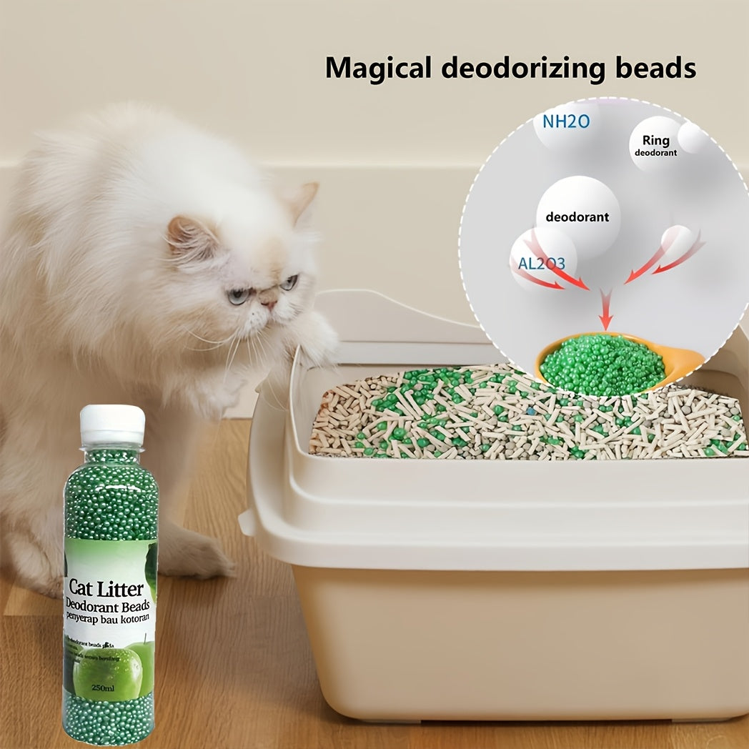 Flushable Cat Litter Deodorizer Beads 2-Pack – Lavender Jasmine Lemon Green Rose, Easy Toilet Disposal – Dust-Free Odor Eliminator for Cat Litter Box, Mixed - product image 4