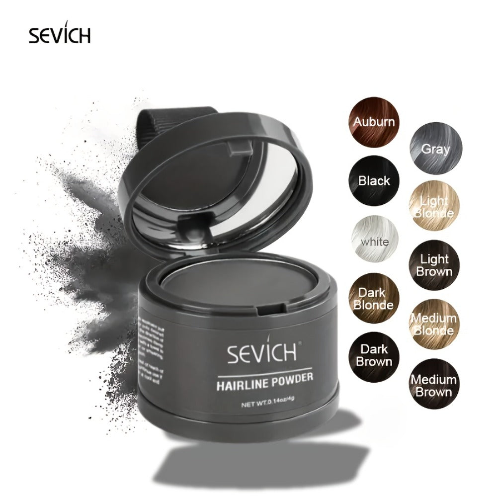 Thinning Hair Root Coverage Powder with Brush — Instant Hairline Concealer Natural Shadow Effect, Voluminous Lift Lightweight Sensitive Scalp Safe Formula, 8 Shades for Men & Women - product image 29