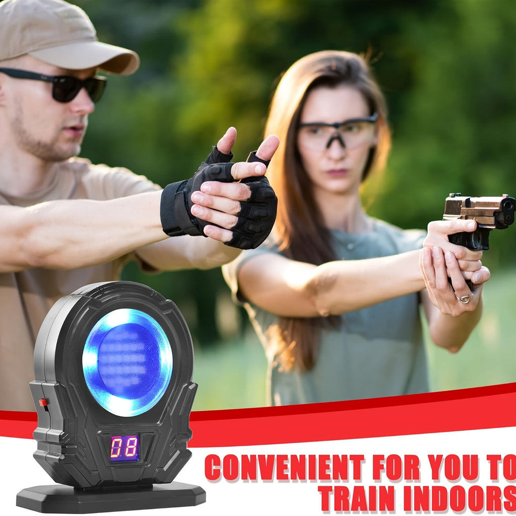 Laser Training Target for Dry Fire Practice | Portable Reactive Laser Shooting Target Compatible with Dry Fire Laser Training Systems | Indoor Marksmanship - product image