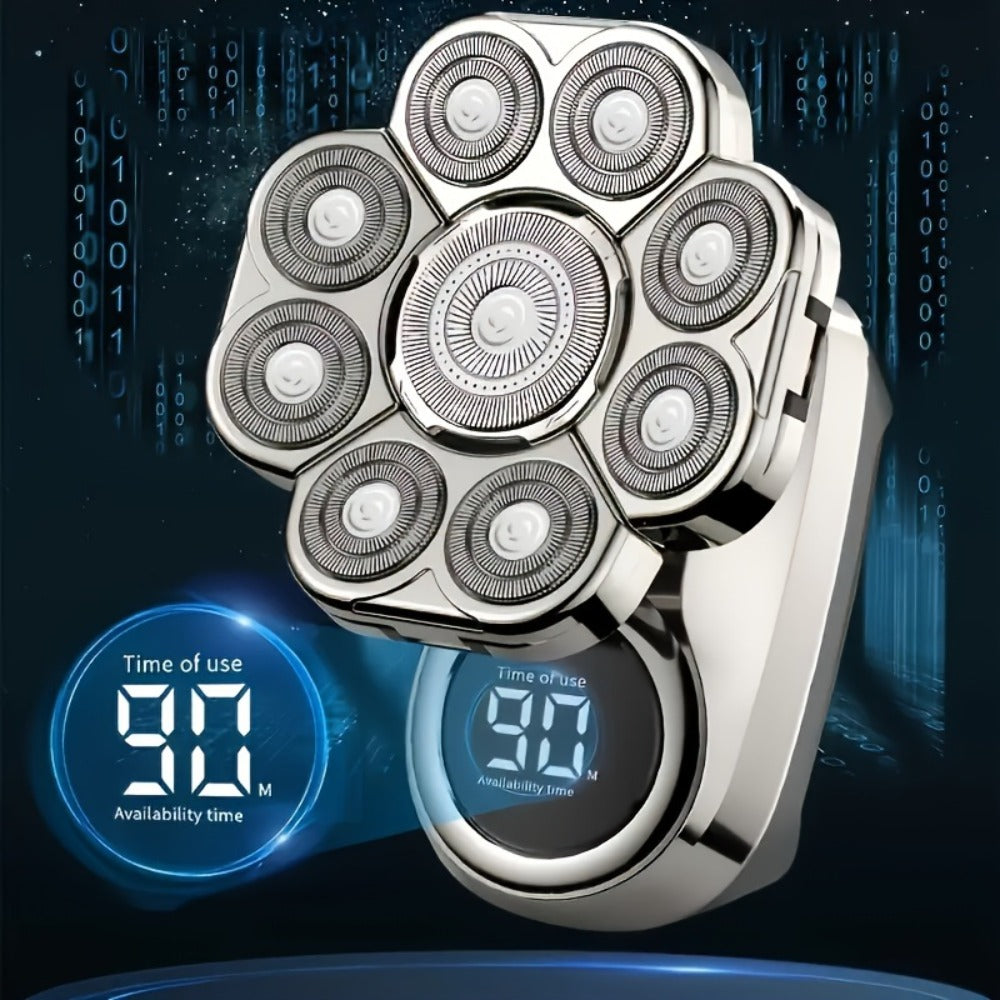 9D Electric Head Shaver for Bald Men – 5-in-1 Cordless Rechargeable Bald Head Razor & Grooming Kit for Home and Travel - product image 7