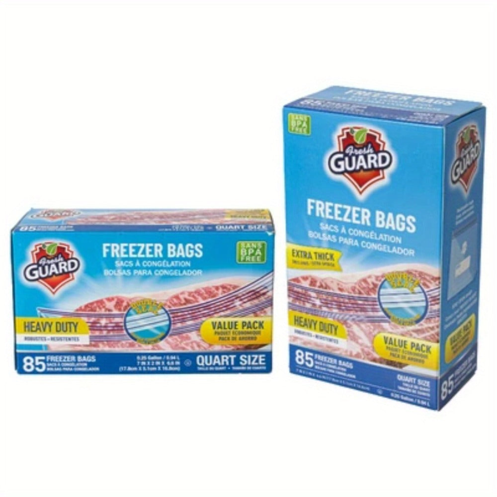 Food Storage Bags 85 Pack 0.25 Gallon | Resealable Freshness Bags Heavy Duty Secure Seal for Fruits, Vegetables, Grains & Meats, Kitchen Food Organization Bags, Flexible Freezer &  - product image 5