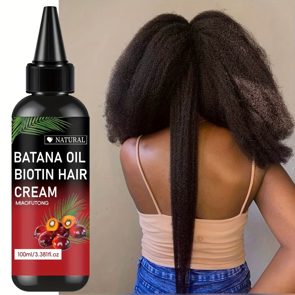 Batana Oil for Hair Growth with Rosemary & Biotin 100ml | Strengthening Scalp Treatment Oil | Prevents Breakage & Split Ends | For All Hair Types Women & Men 3.38oz - product image 5