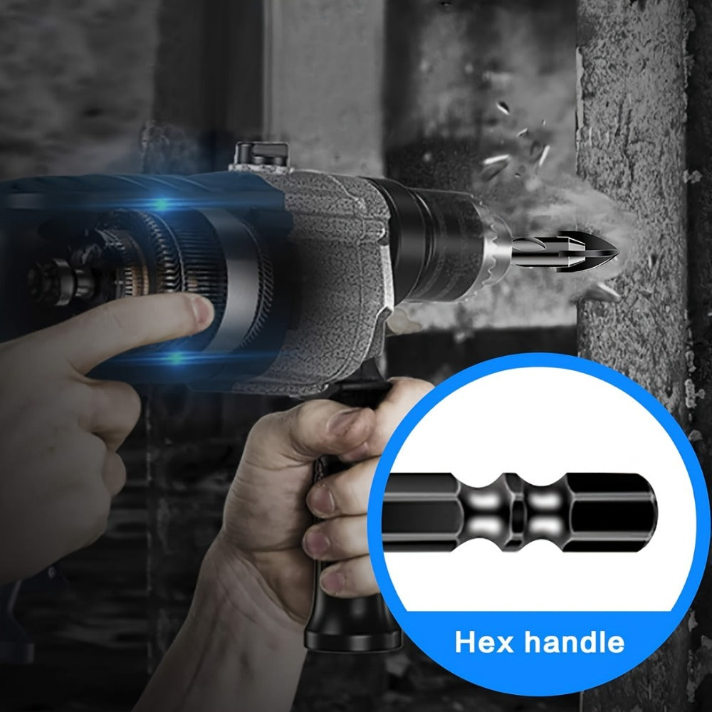 Masonry Drill Bits Set 10pcs – Tungsten Carbide Tip Drill Bits for Tile, Brick, Glass, Ceramic, Concrete, Plastic & Wood | Multi-Material Heavy-Duty Drill Bit Kit for Home Improvem - product image 8