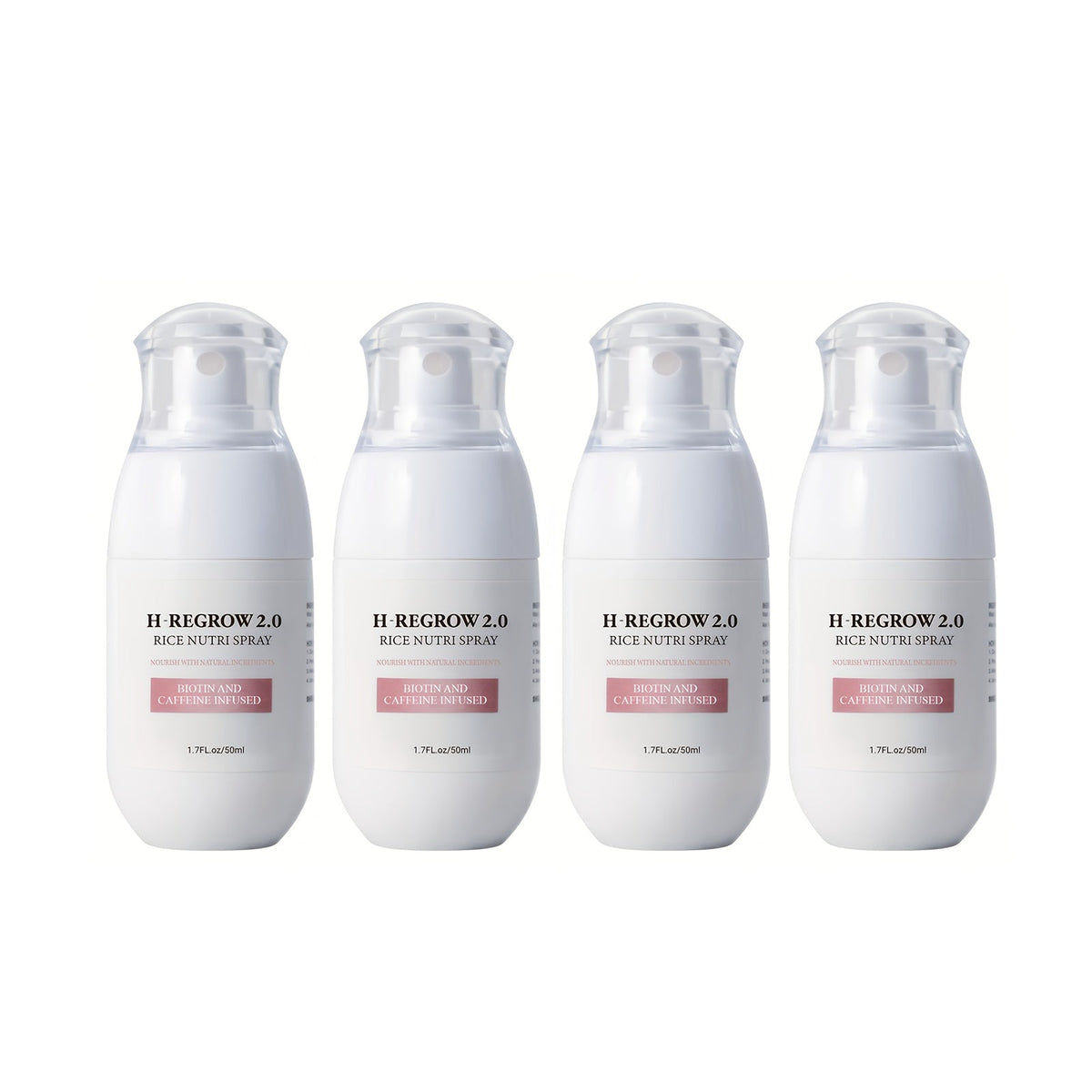 Rice Scalp Spray 4pcs Set — Hydrolyzed Rice Protein & Ginger Root Extract Hair Mist for Scalp Moisturizing, Strengthening & Softening | Lightweight Leave-In | 1.69oz Each - product image 14