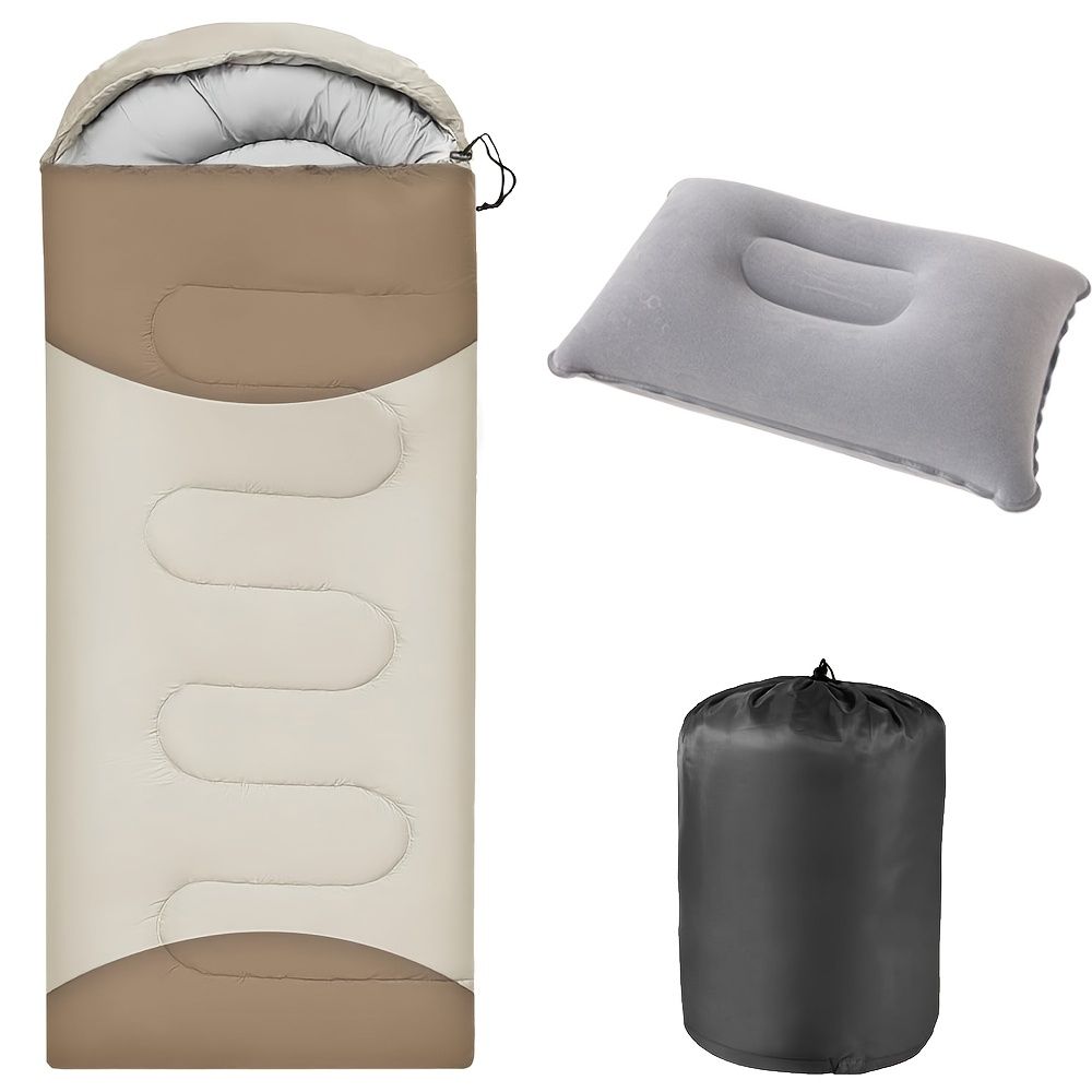 Featherlight Sleeping Bag for Backpacking Camping Hiking – 68°F Warm Weather Rating, Compression Bag Included, Outdoor Travel Hunting Sleep Bag for Adults