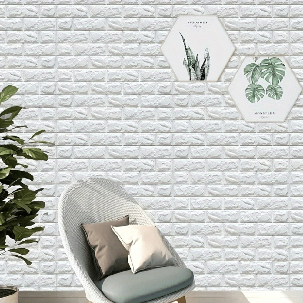 3D Peel and Stick Wood Grain Wallpaper Panels 50/100pcs - Self-Adhesive Waterproof PVC Foam Wall Tiles, Anti-Collision Textured Wall Decor for Bedroom Living Room Kitchen DIY Renov - product image 24