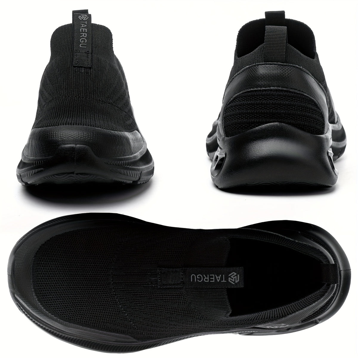 Men's Lightweight Slip-On Steel Toe Work Shoes - Comfortable Sneakers, Puncture-Resistant Loafers, Work Shoes for Men, Available in Black/Grey/Blue, Sizes US - product image 20