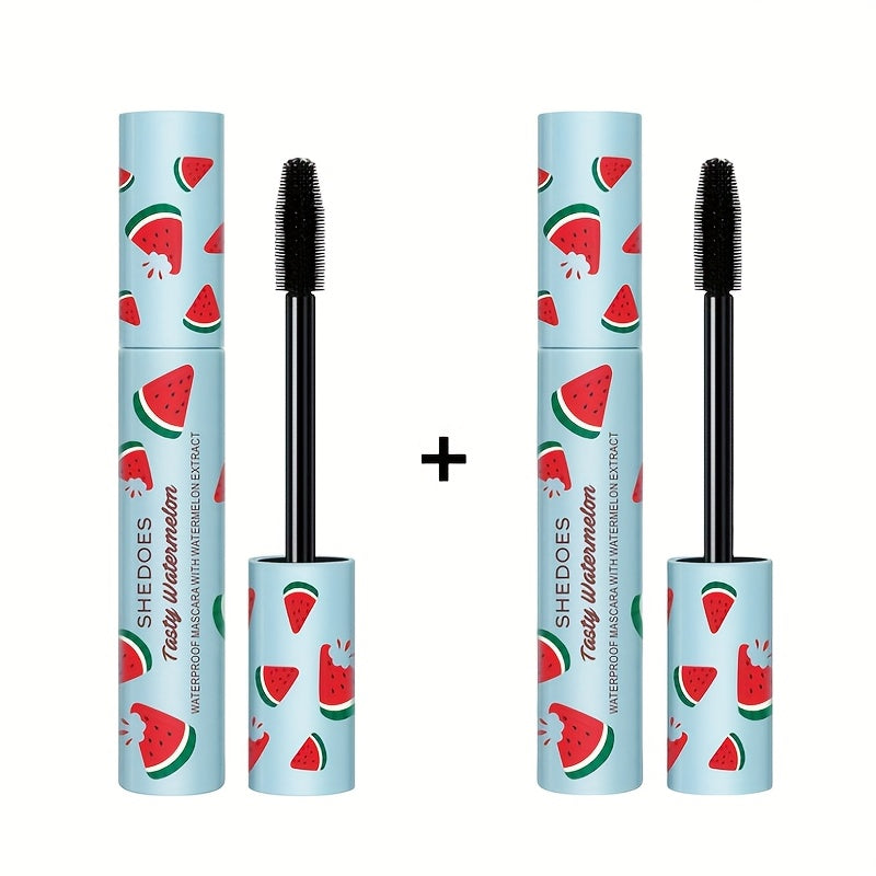 Waterproof Mascara 2 Pack Watermelon — Lengthening Curling & Thickening Formula, Natural Lash Extension, Long-Lasting Smudge-Proof, Beginner-Friendly Eye Makeup for Women - product image 10