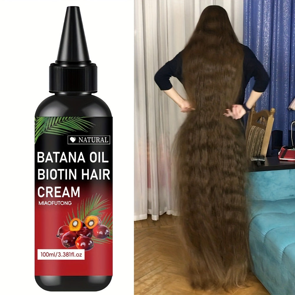 Batana Oil for Hair Growth with Rosemary & Biotin 100ml | Strengthening Scalp Treatment Oil | Prevents Breakage & Split Ends | For All Hair Types Women & Men 3.38oz - product image 2