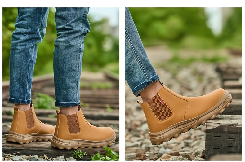 Men's Work Shoes, All-Season Labor Shoes, Work Boots, Comfortable Fabric Insoles, Casual Outdoor Sneakers, Construction Boots - product image 33