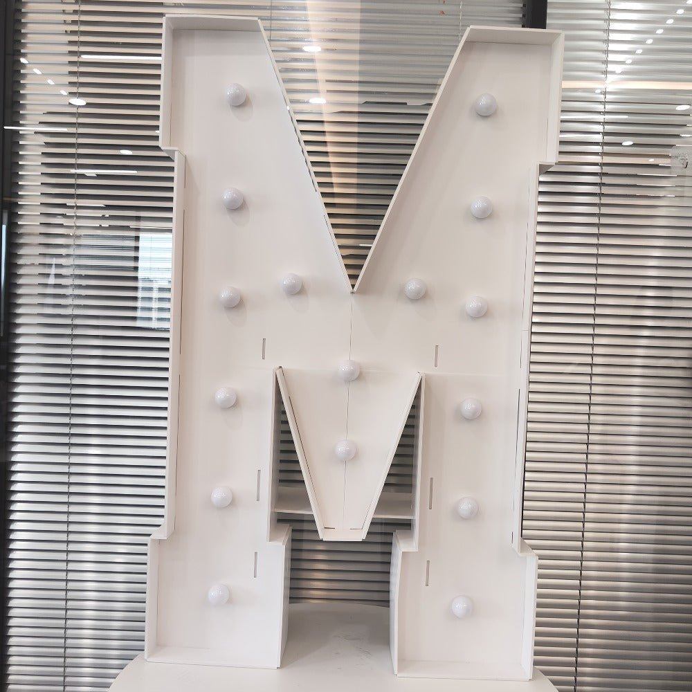 LED Letter Lights 4FT Tall Marquee Letter Lights A-Z Alphabet Light Up Letters with Cool White LED for Wedding, Birthday, Party, Proposal & Graduation Decor - product image 38