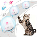 Interactive Cat Toy Ball | Automatic Motion Activated Rolling Toy for Indoor Cats and Dogs, Rechargeable Electric Moving Ball with Rabbit & Squirrel Design - product image 3