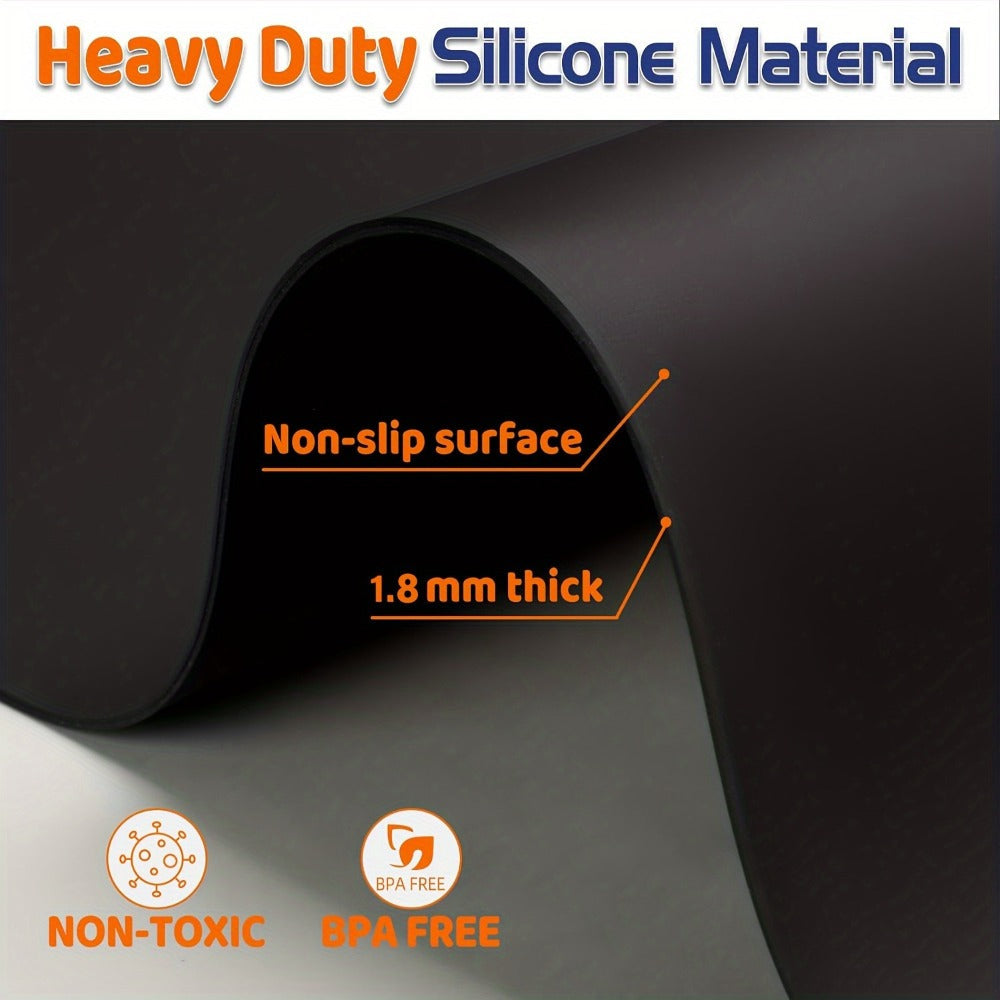 Extra Large Silicone Mat for Kitchen Counter – Nonslip Heat Resistant Countertop Protector, Nonstick Waterproof Craft Mat & Placemat, Multiple Sizes & Colors - product image 6