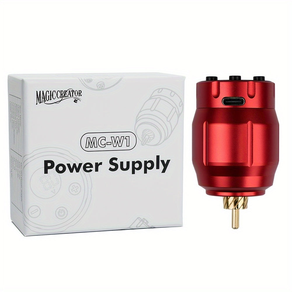 Wireless Tattoo Power Supply Rechargeable — LED Digital Display, RCA Connector, Portable Battery Pack for Rotary Tattoo Machines & PMU Devices, 4 Colors - product image 30