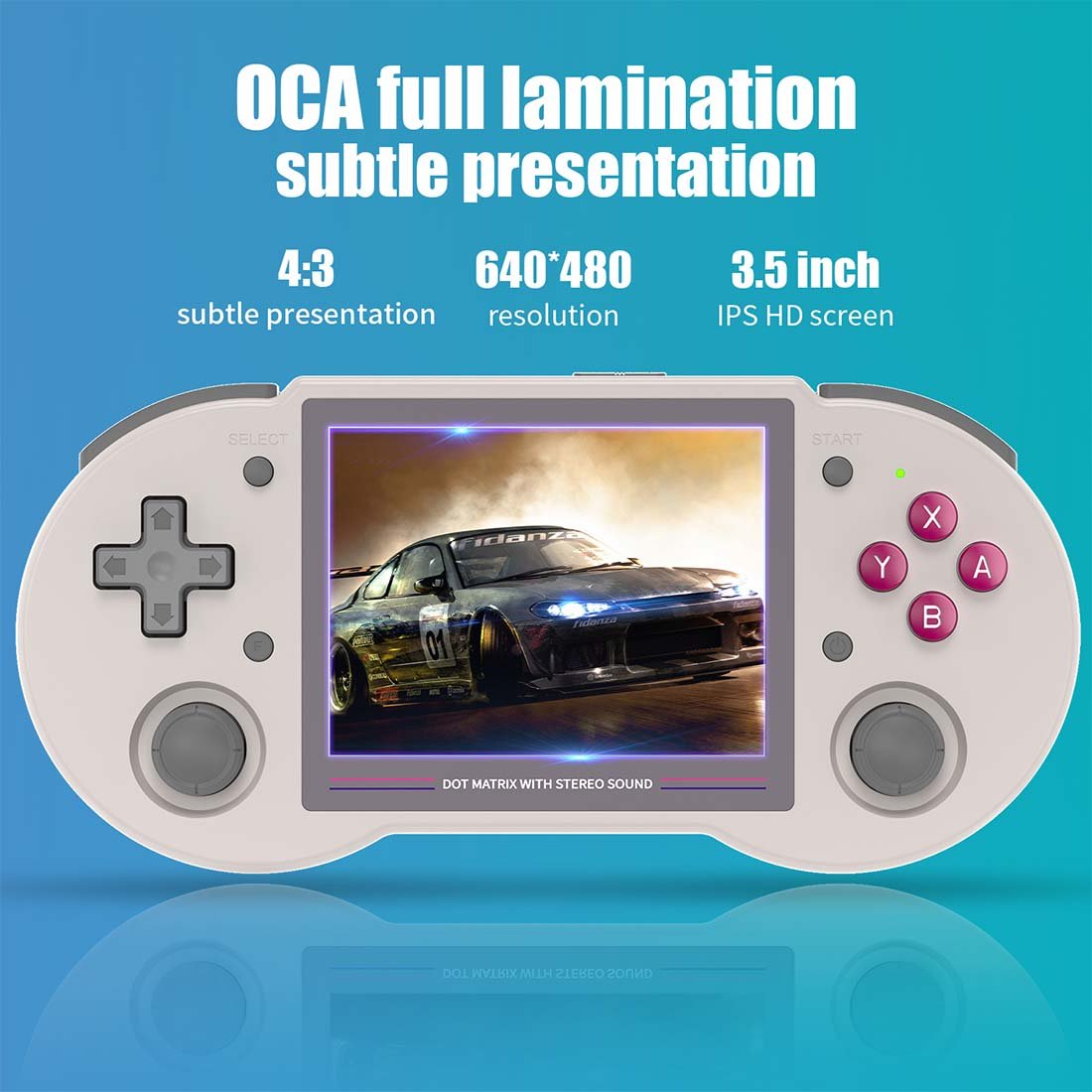 Anbernic RG353PS Handheld Game Console Linux RK3566 3.5-Inch 4:3 IPS HDMI Retro Emulator 3500mAh Plug and Play Wi-Fi Bluetooth for Everyday Use