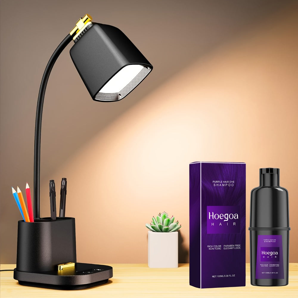 3-in-1 Hair Dye Shampoo Conditioner Color Foam No-Damage Herbal Formula Moisturizing High Shine Easy Apply for All Hair Types Purple Black Red Brown - product image 3