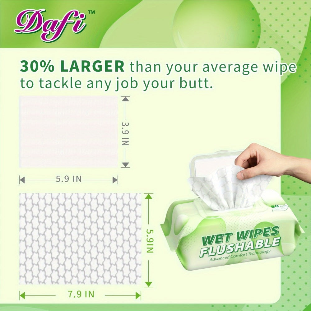 Flushable Wipes for Adults 1200 Count 15 Packs Unscented Toilet Wipes No Alcohol 100% Plant Based Fibers Septic Safe Sewer Safe Wet Wipes Bulk Value Pack for Sensitive Skin Persona - product image 4