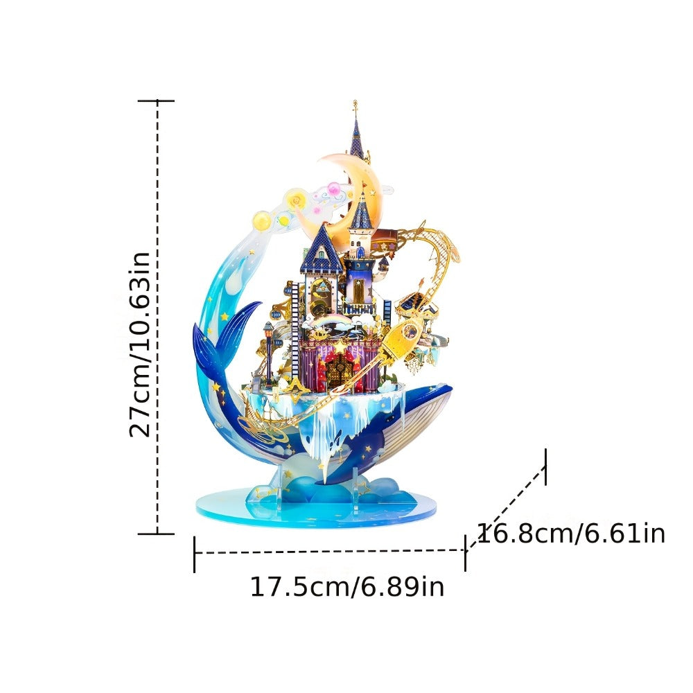 3D Metal Model Kit MU Star Playground | Handcrafted Garden Scene DIY Puzzle for Teens & Adults Ages 14+, Unique Birthday Christmas Valentine's Day Gift for - product image 6