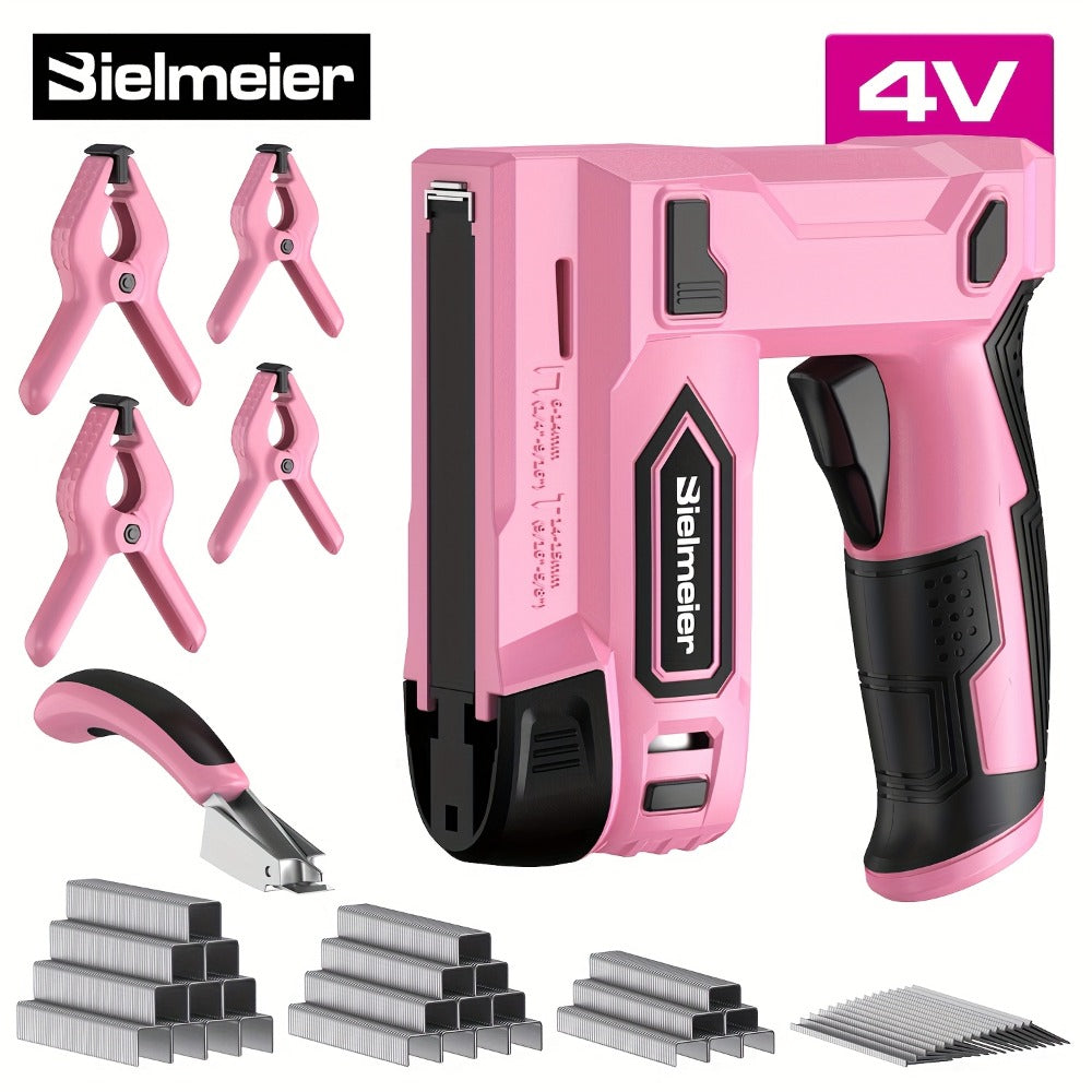 Cordless Stapler Nailer 2-in-1, 20V/4V Brad Nailer Without Compressor, Lightweight with Safety Striker Guard, Battery & Charger Included, 1600/2000 Nails & Staples, for Carpentry,  - product image 6