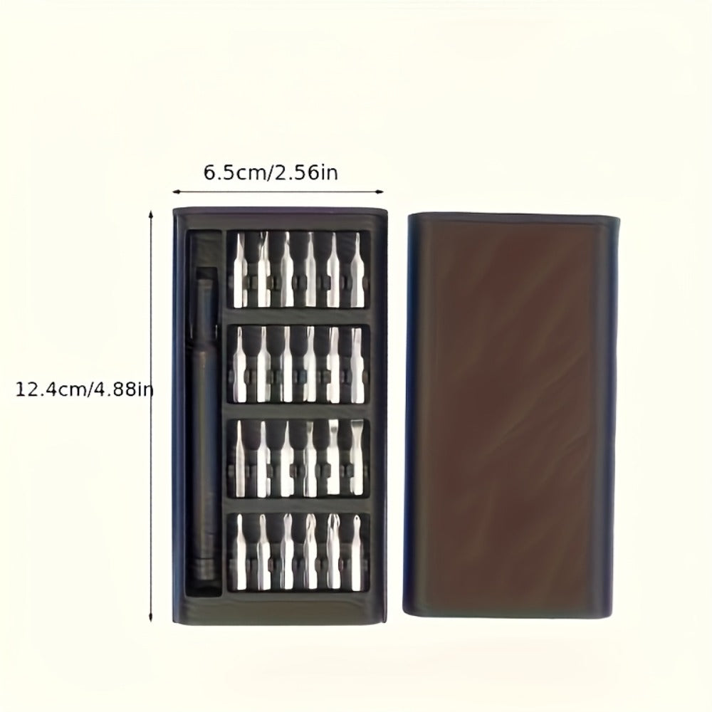 Precision Screwdriver Set 25PCS – Flat Head & Phillips Bits | Ergonomic Grip | All-in-One Kit for Electronics, Smartphones, Watches, Glasses & Jewelry Repair | Compact & Portable | - product image 3