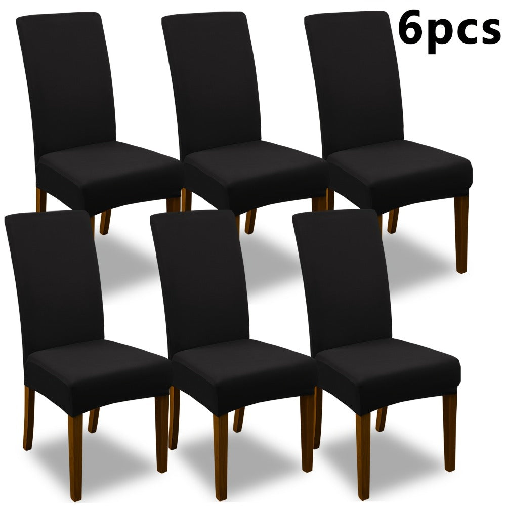 Stretch Dining Chair Covers Set | Elastic Jacquard Slipcovers for Dining Room Kitchen Wedding Office, 4pcs or 6pcs, 9 Colors, Washable Furniture Protector - product image 20