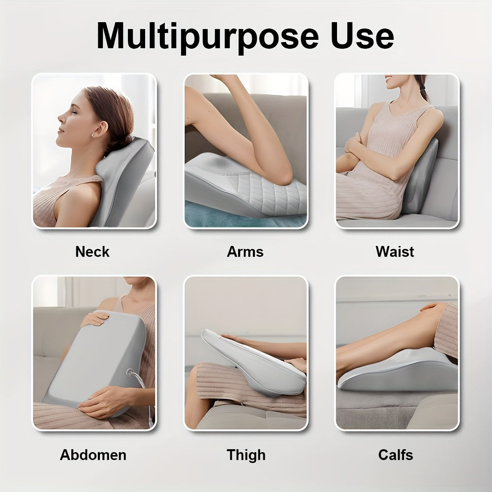Rechargeable Heated Back and Neck Massager With 3D Massage, USB Charging, Ergonomic Design With Shiatsu Massage Points - Ideal Gift For Men and Women, Back Massager, Mother's Day Gifts