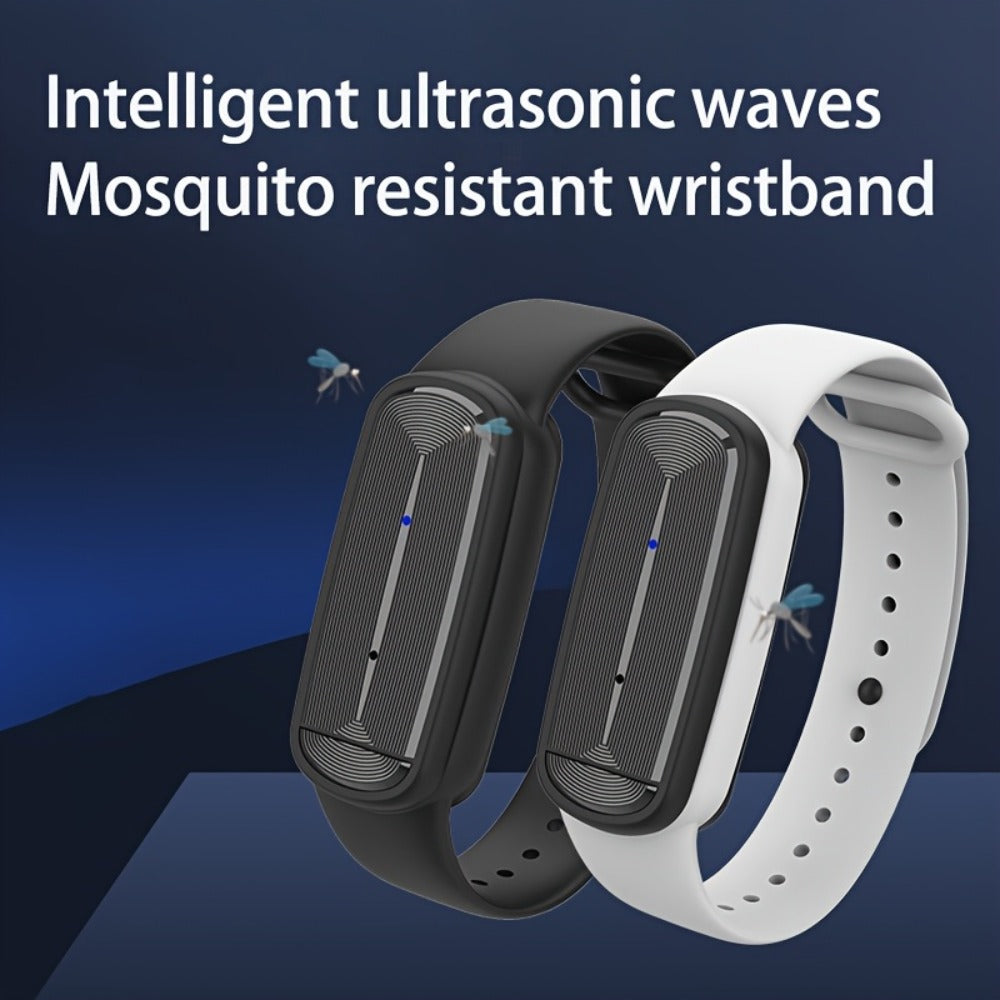 Ultrasonic Mosquito Repellent Bracelet 3-Pack – USB Rechargeable Intelligent Bug Repellent Wristband for Camping, Outdoor, Hiking & Travel, Waterproof Mosquito Control Bracelet for - product image 2
