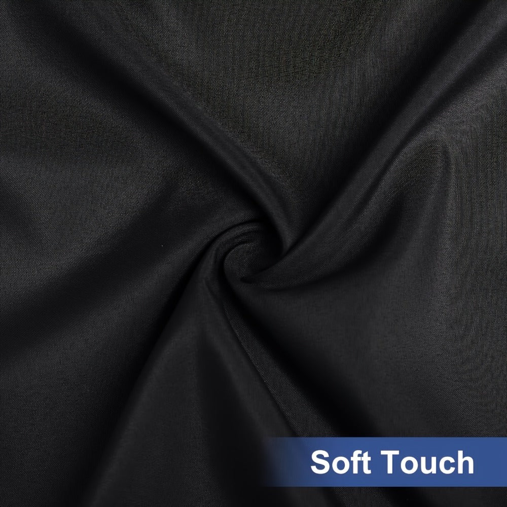 Stretch Table Covers 6Ft Washable Elastic Rectangle Tablecloth for Parties Weddings Picnics Camping, Spandex Polyester Blend, Fits Standard 6 Foot Tables, Set of 3 6 9 or 12, Black - product image 31