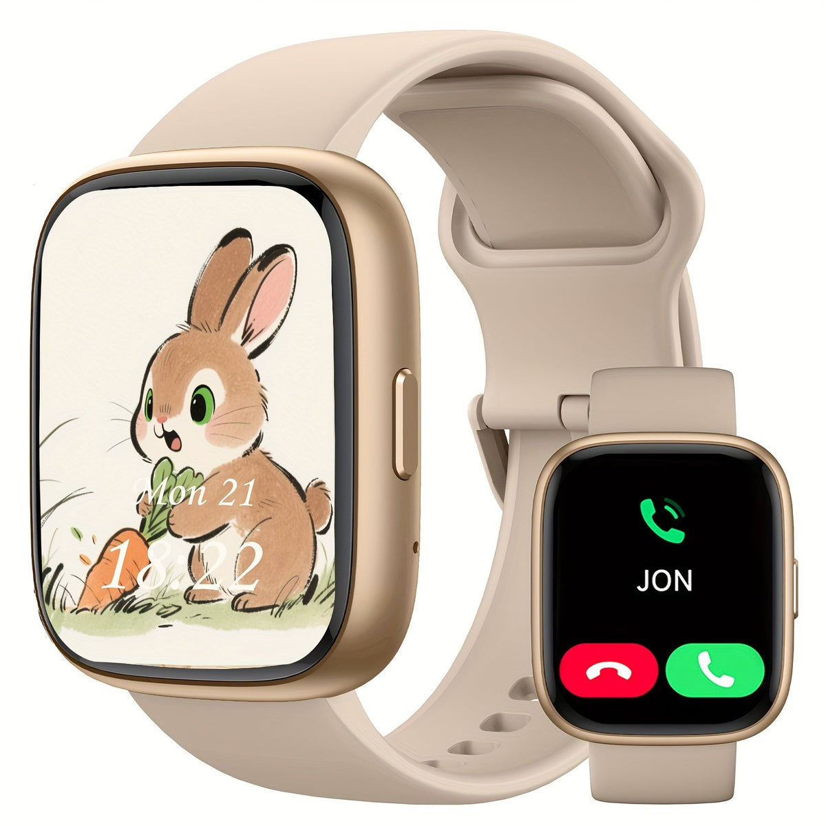 1.95" TFT Display, Built-in Alexa, 100+ Fitness Modes, Heart Rate Monitor, Men & Women – Smart Watch Fitness Tracker