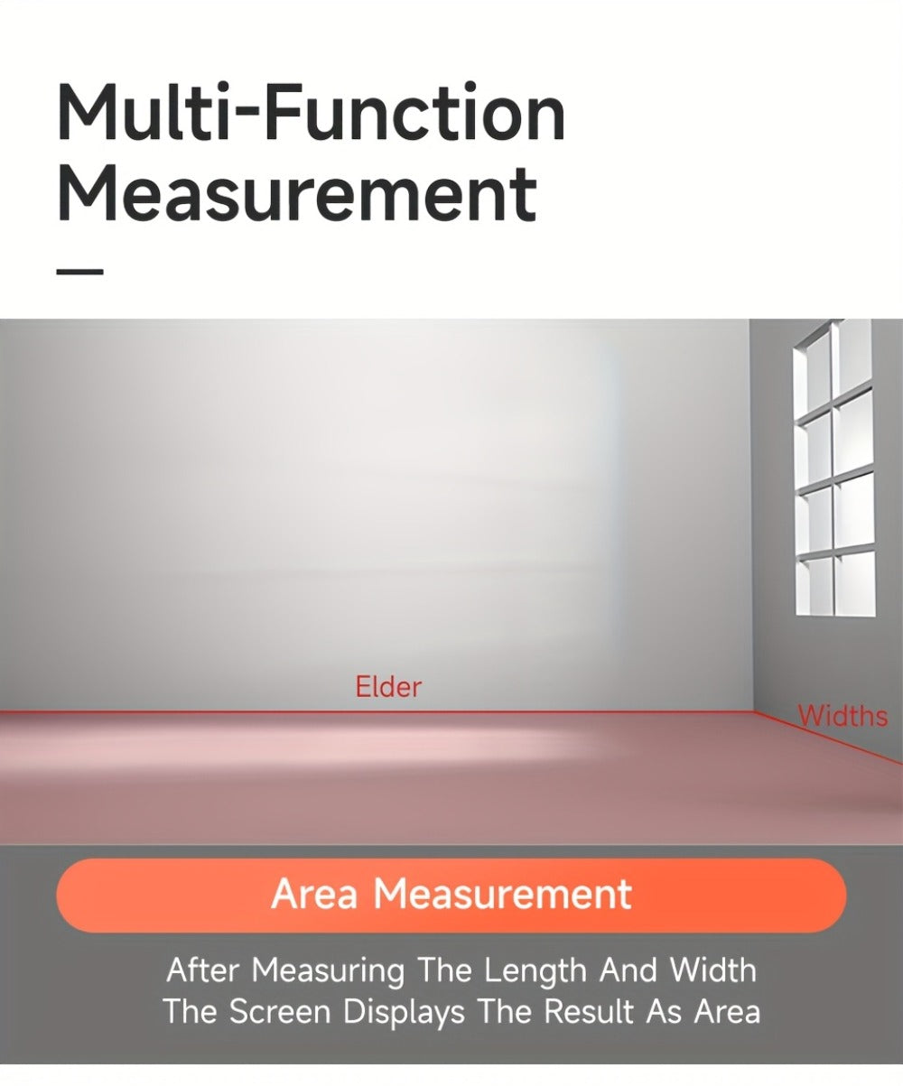 Digital Laser Rangefinder 50M 70M 100M 120M Laser Distance Meter Tape Measure Range Finder for Construction DIY Outdoor Contractor Gift - product image 27