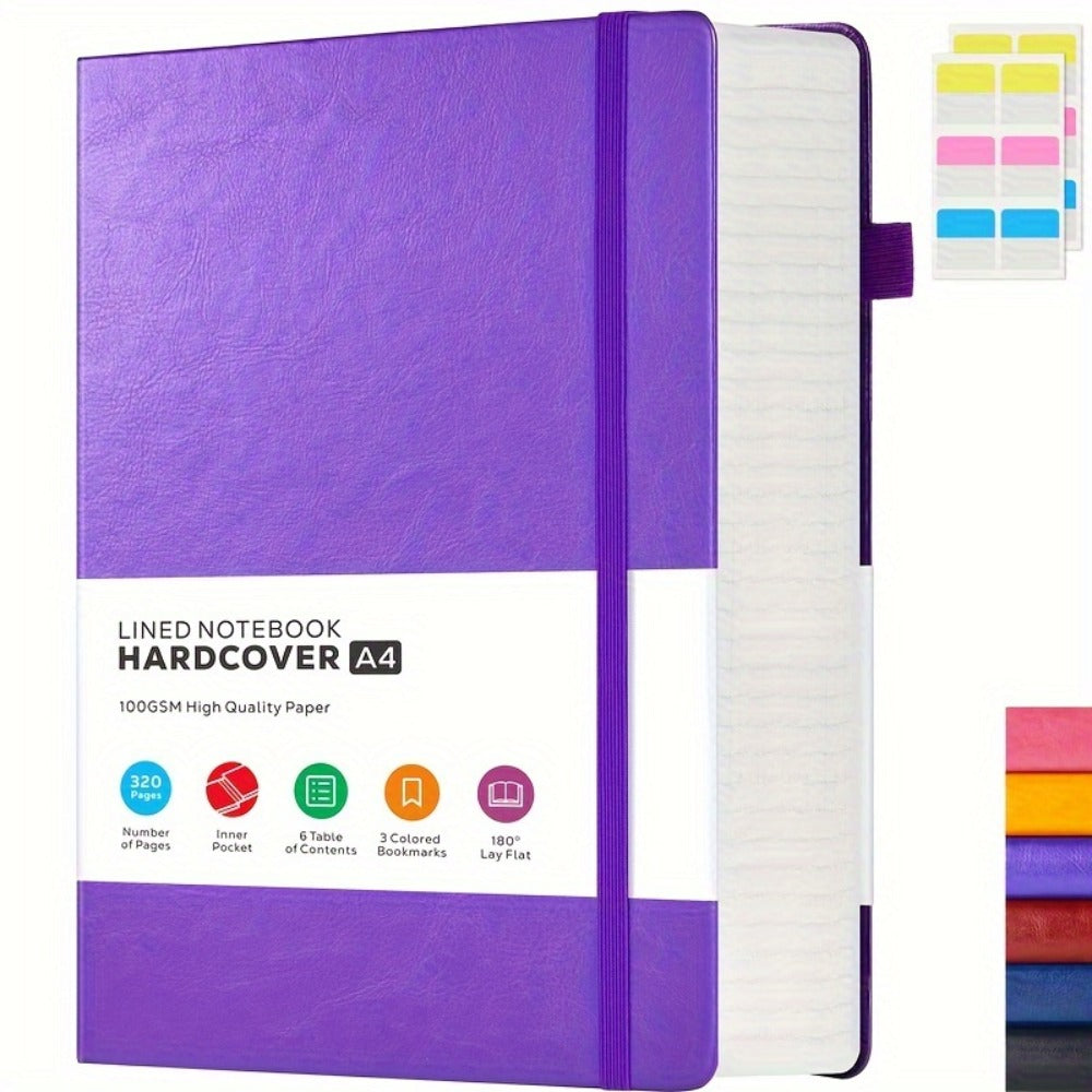 A4 Hardcover Lined Journal Notebook 320 Pages, Faux Leather College Ruled Notebook with 100GSM Thick Pages, 8.5x11 Large Writing Journal for Women Business School - product image 2
